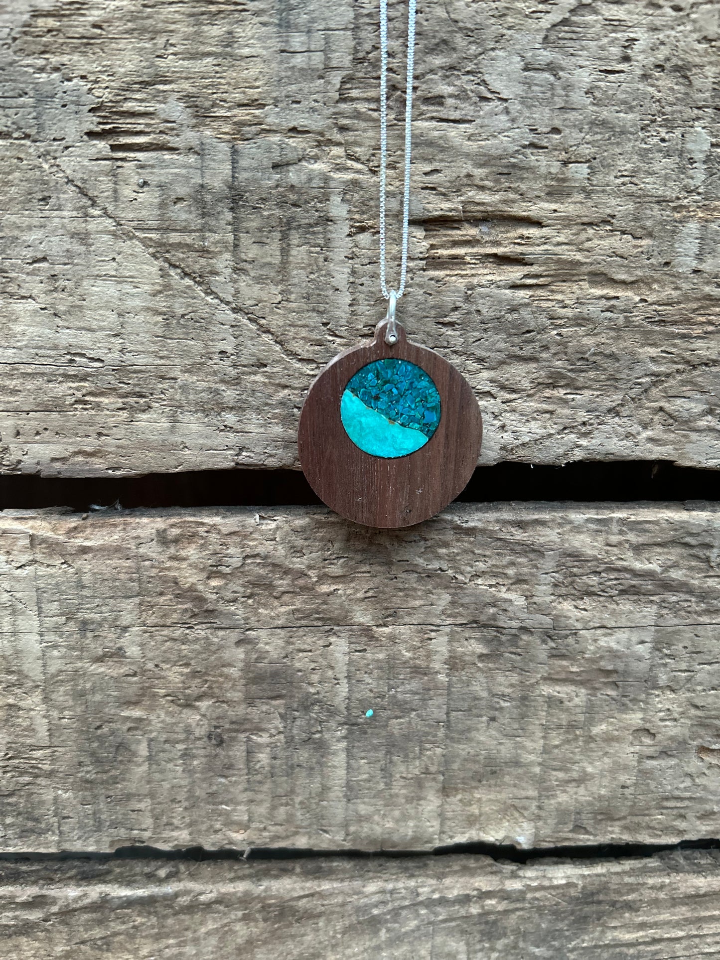 walnut pendant