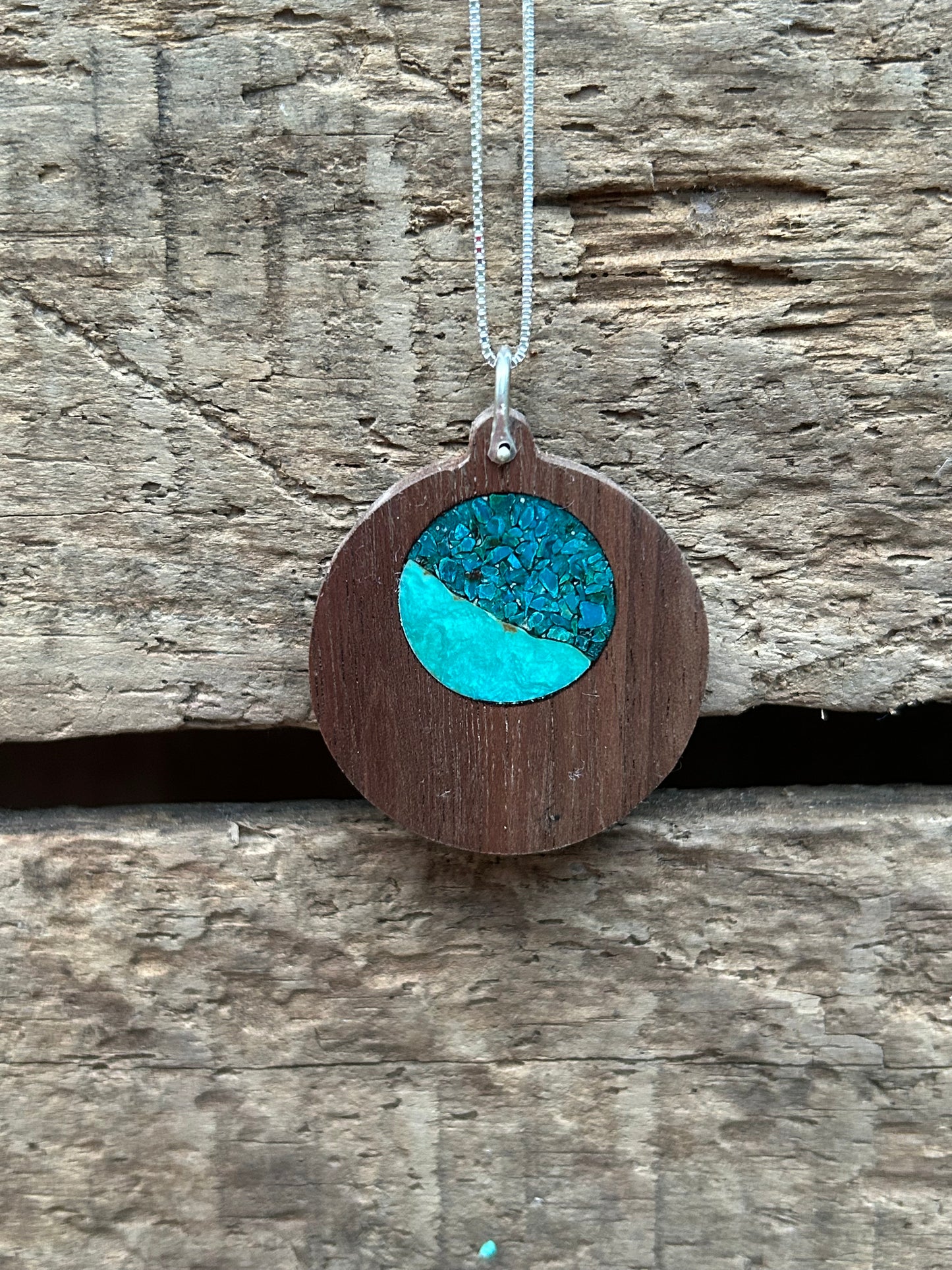 walnut pendant