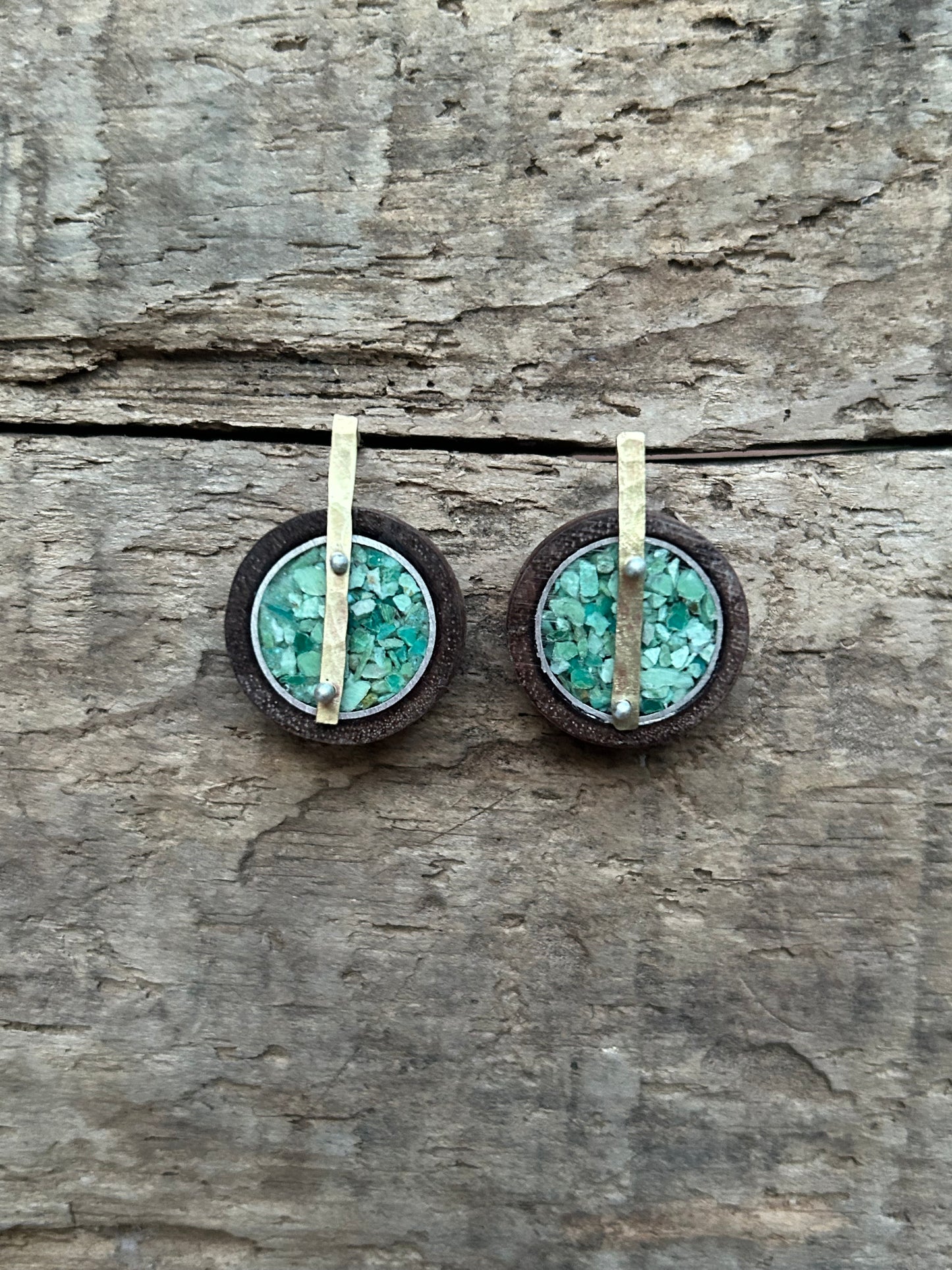 circle drop earrings